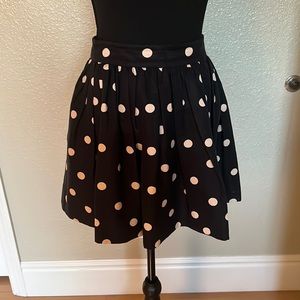 Kate Spade polkadot mini skirt